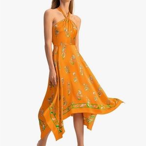 SOLD 
Lily Silk NEW with tags 💯 mulberry silk dress.  Size 8 (M)